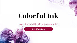 เทมเพลตการนำเสนอหมึกสีสันสดใส - ธีม Google สไลด์และเทมเพลต PowerPoint