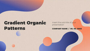 Gradient Organic Patterns Darmowy szablon prezentacji – Motyw prezentacji Google i szablon programu PowerPoint