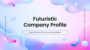 Fütüristik Şirket Profili Ücretsiz Sunum Şablonu – Google Slaytlar Teması ve PowerPoint Şablonu