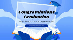 祝賀畢業免費演示模板 - Google 幻燈片主題和 PowerPoint 模板