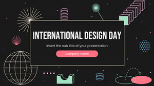 Бесплатный шаблон презентации Международного дня дизайна – тема Google Slides и шаблон PowerPoint