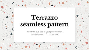 Terrazzo seamless pattern Plantilla de presentación gratuita – Tema de Google Slides y plantilla de PowerPoint