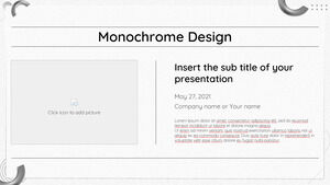 Tek Renkli Tasarım Ücretsiz Sunum Şablonu – Google Slaytlar Teması ve PowerPoint Şablonu