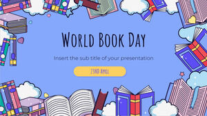 Modello di presentazione gratuito per la giornata del libro - Tema di Presentazioni Google e modello PowerPoint