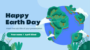 地球日快樂免費演示模板 - Google 幻燈片主題和 PowerPoint 模板