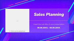 Modèle de présentation gratuit de planification des ventes - Thème Google Slides et modèle PowerPoint