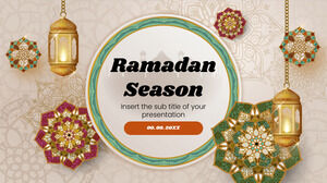 قالب العرض التقديمي المجاني لموسم رمضان - سمة Google Slides و PowerPoint Template
