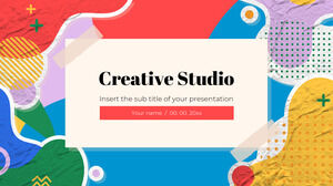 Șablon de prezentare gratuit Creative Studio – Tema Prezentări Google și șablon PowerPoint