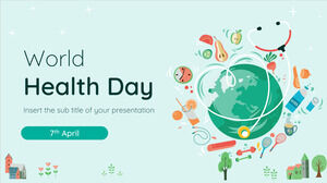世界保健デーの無料プレゼンテーション テンプレート – Google スライドのテーマと PowerPoint テンプレート