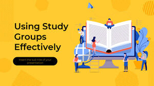 Lerngruppen effektiv nutzen Kostenlose Präsentationsvorlage – Google Slides-Design und PowerPoint-Vorlage