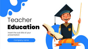 Kostenlose Präsentationsvorlage für Lehrerbildung – Google Slides-Design und PowerPoint-Vorlage