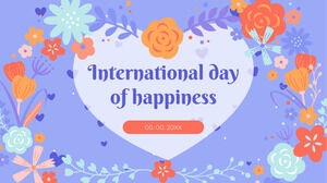 国际幸福日免费演示主题
