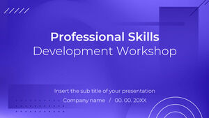 Warsztat rozwoju umiejętności zawodowych Bezpłatny projekt prezentacji dla motywu Prezentacji Google i szablonu PowerPoint