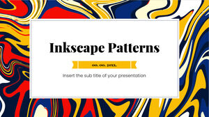 Padrões do Inkscape Design de apresentação gratuito para o tema do Google Slides e modelo do PowerPoint