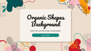 Bentuk Organik Latar Belakang Desain Presentasi Gratis untuk tema Google Slides dan Templat PowerPoint