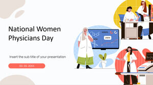 전국 여성 의사의 날 무료 프리젠테이션 디자인 for Google 슬라이드 테마 및 파워포인트 템플릿