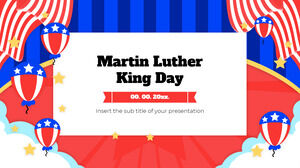 Bezpłatny projekt prezentacji na dzień Martina Luthera Kinga dla motywu Prezentacji Google i szablonu PowerPoint