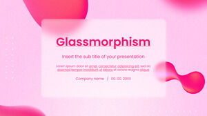 Glassmorphism Slajdy Darmowy motyw prezentacji