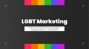 موضوع العرض التقديمي المجاني LGBT Marketing