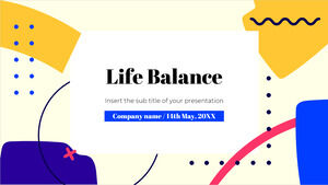 Modelo de PowerPoint gratuito Life Balance e tema do Google Slides