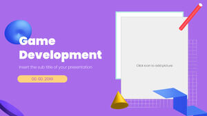 Oyun Geliştirme Ücretsiz PowerPoint Şablonu ve Google Slaytlar Teması