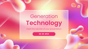 Șablon PowerPoint gratuit Tehnologie Generație și temă Google Slides