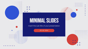 Modello di PowerPoint gratuito per diapositive minime e tema di diapositive di Google