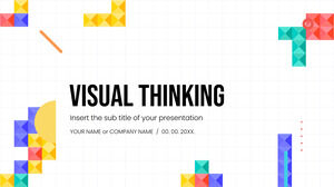 Șablon PowerPoint gratuit pentru gândire vizuală și temă Google Slides