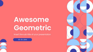 Tolle geometrische kostenlose PowerPoint-Vorlage und Google Slides-Design