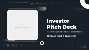 Investor Pitch Deck 免费PowerPoint模板