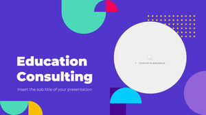 Modèle PowerPoint gratuit de conseil en éducation et thème Google Slides