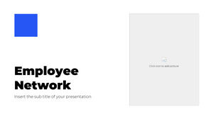 Mitarbeiternetzwerk Kostenlose PowerPoint-Vorlage und Google Slides-Design