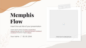 قالب بوربوينت Memphis Flow Free و Google Slides Theme