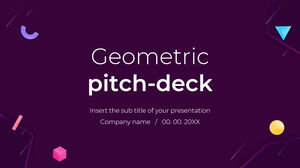 Tech pitch deck Modello PowerPoint gratuito e tema Presentazioni Google