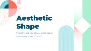 Aesthetic Shape ออกแบบงานนำเสนอฟรีสำหรับเทมเพลต PowerPoint และธีม Google Slides