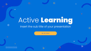 Design de prezentare Active Learning pentru tema Google Slides și șablon PowerPoint