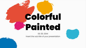 Design di presentazione gratuito colorato per modello PowerPoint e tema Presentazioni Google