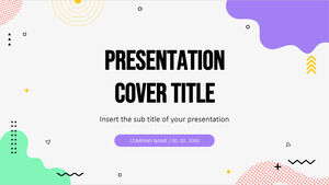 Design de apresentação gratuito Abstract Wave para o tema do Google Slides e modelo do PowerPoint