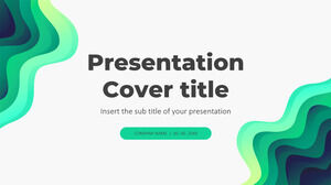 Бесплатный шаблон презентации Google Slides и PowerPoint for Wave Overlapping