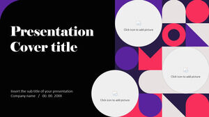 Temă Google Slides și șablon PowerPoint pentru prezentare modernă a paletei de culori