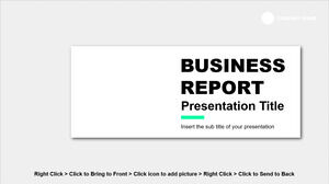 Raport biznesowy Darmowy szablon PowerPoint i darmowy motyw slajdów Google