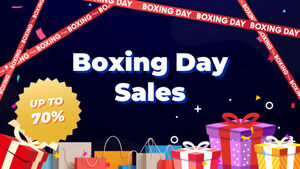 Boxing Day Sales Presentation Design – Kostenloses Google Slides-Design und PowerPoint-Vorlage