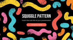 Model Squiggle Design de fundal de prezentare gratuit pentru tema Google Slides și șablon PowerPoint