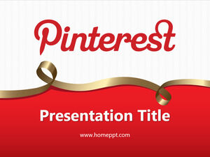 Modello PPT Pinterest gratuito