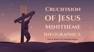 Crucifixion de Jésus Minithème Infographie