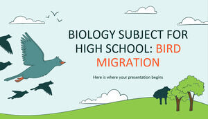 Biology Subject for High School: Bird Migration
