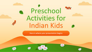 インドの子供たちのための就学前の活動