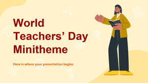 Minitema do Dia Mundial dos Professores