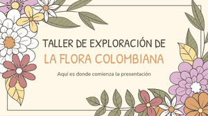 Laboratorio di esplorazione della flora colombiana