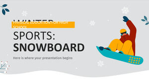 Educação Física para o Ensino Médio: Esportes de Inverno - Snowboard